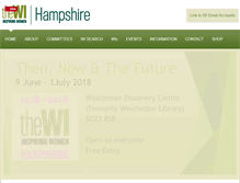 Tablet Screenshot of hampshirewi.org.uk
